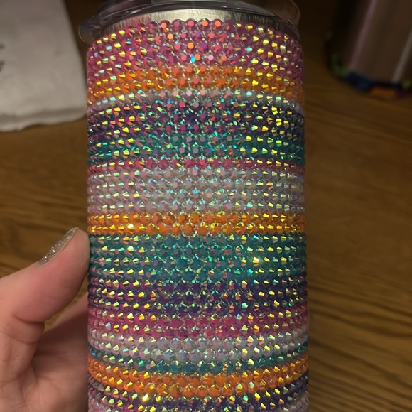 Rhinestone tumbler. - Picture 3 of 5